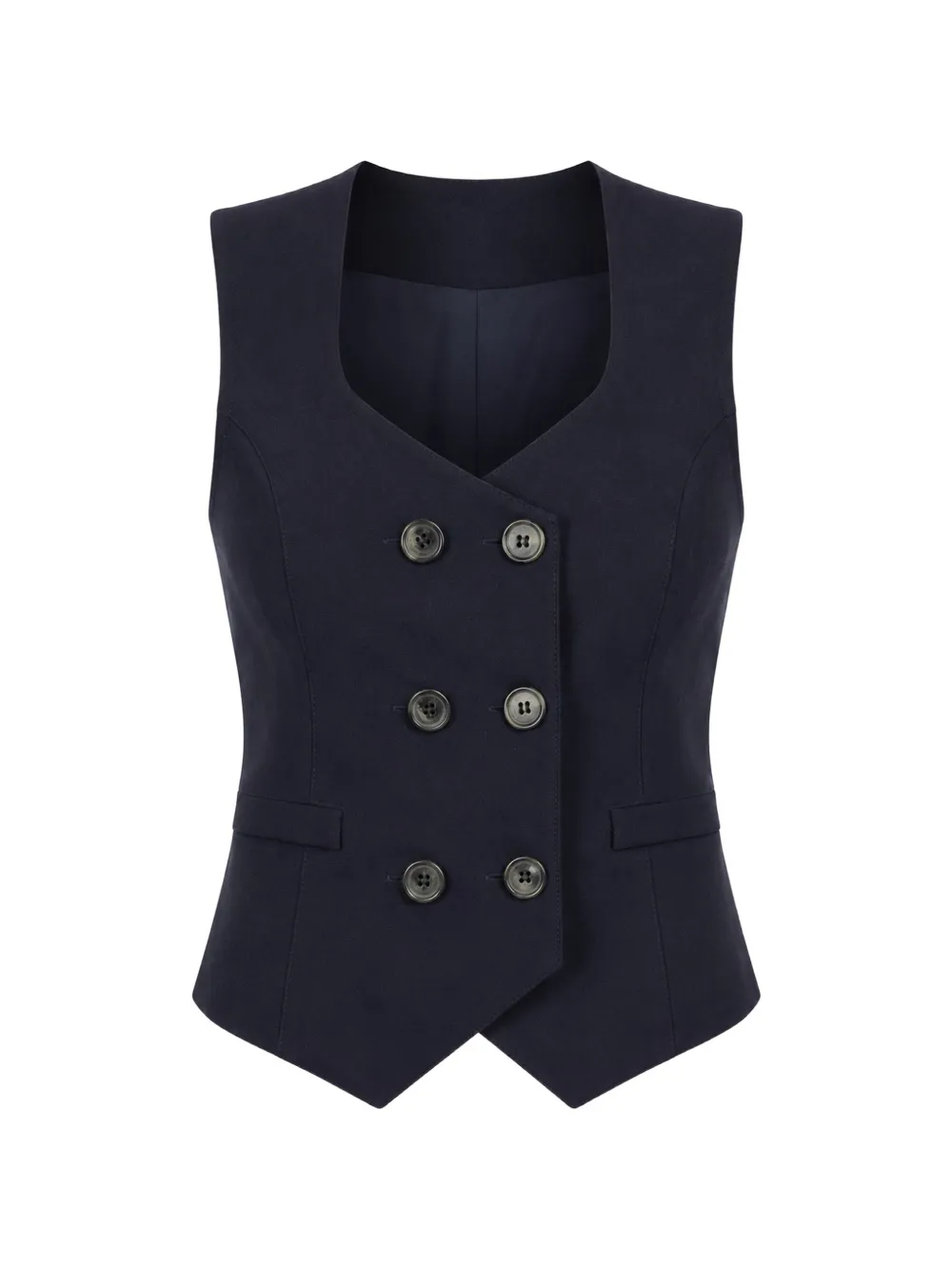 Smythe Double-breasted Waistcoat In Blue