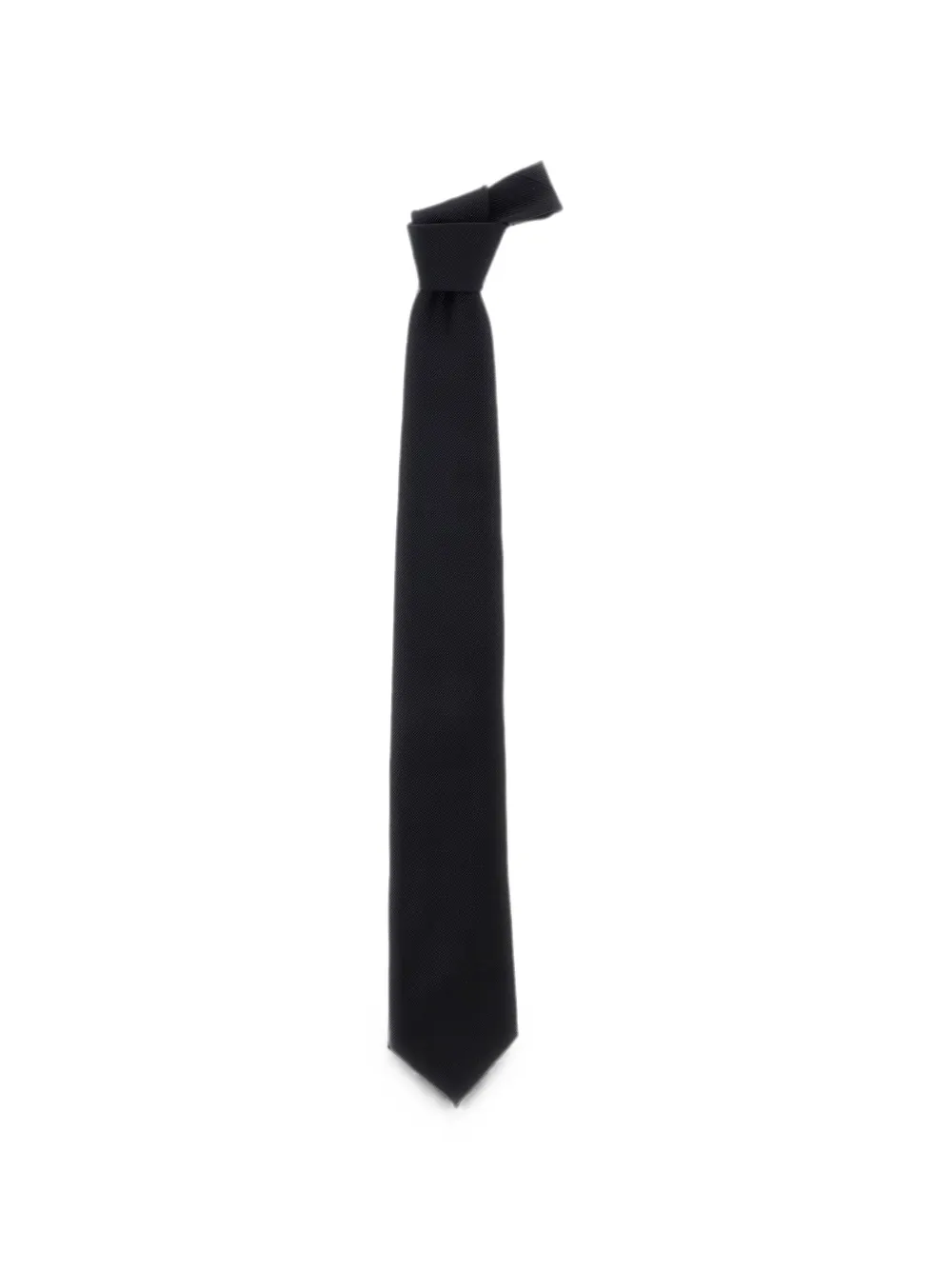 TOM FORD diagonal-stripe silk tie - Nero