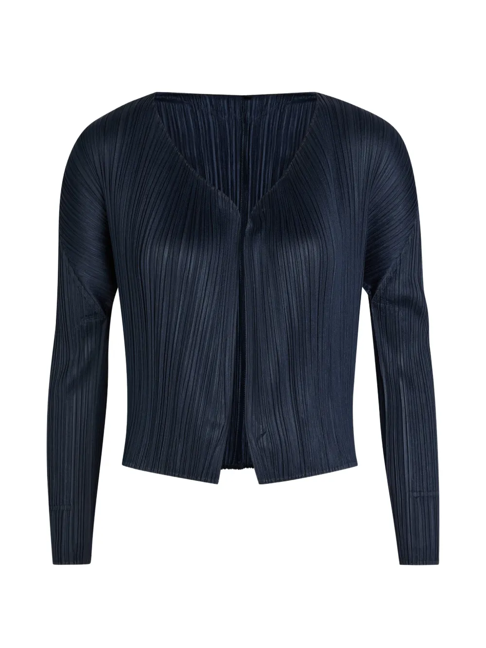 Issey Miyake plissé jacket - Blu