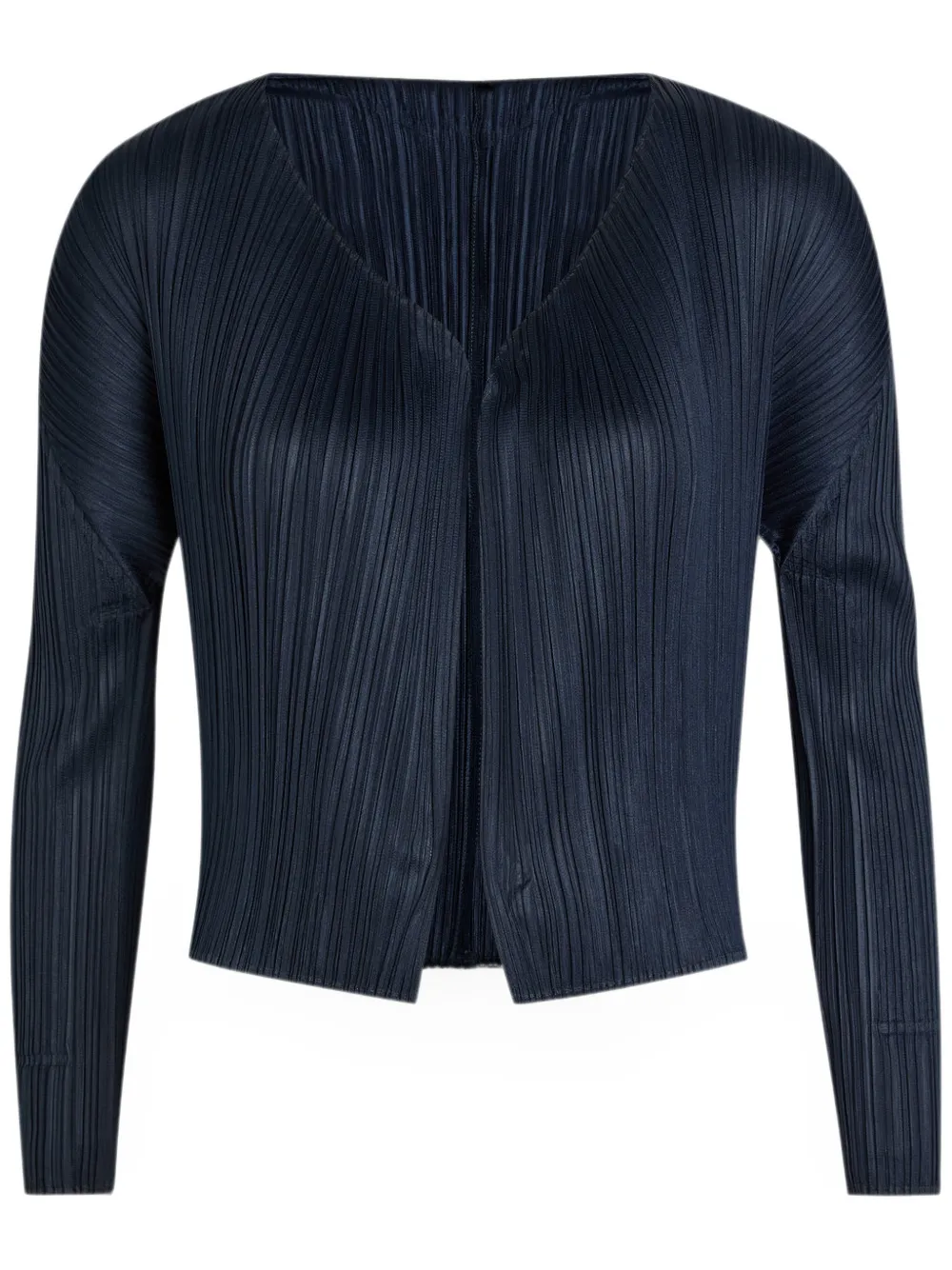 Issey Miyake Plissé jack Blauw