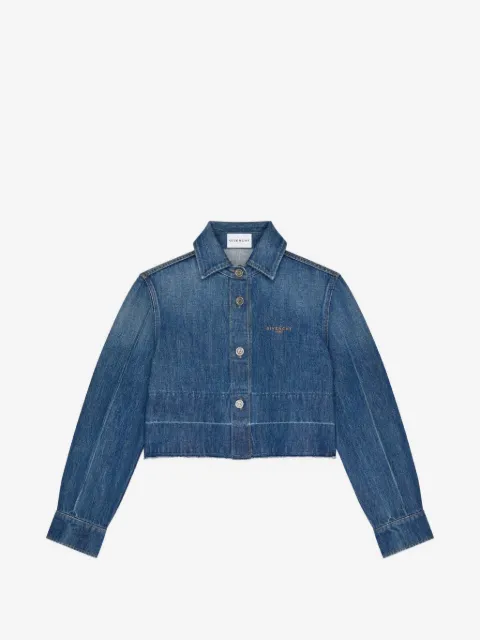 Givenchy jupe en jean à bords francs