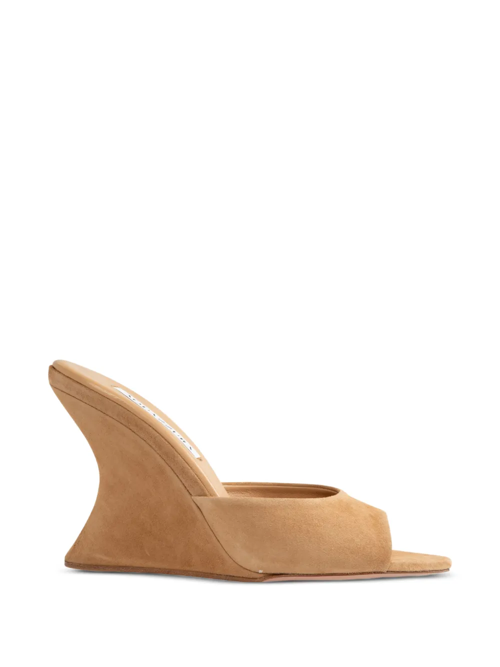 Aquazzura Bisous wedge mules Bruin