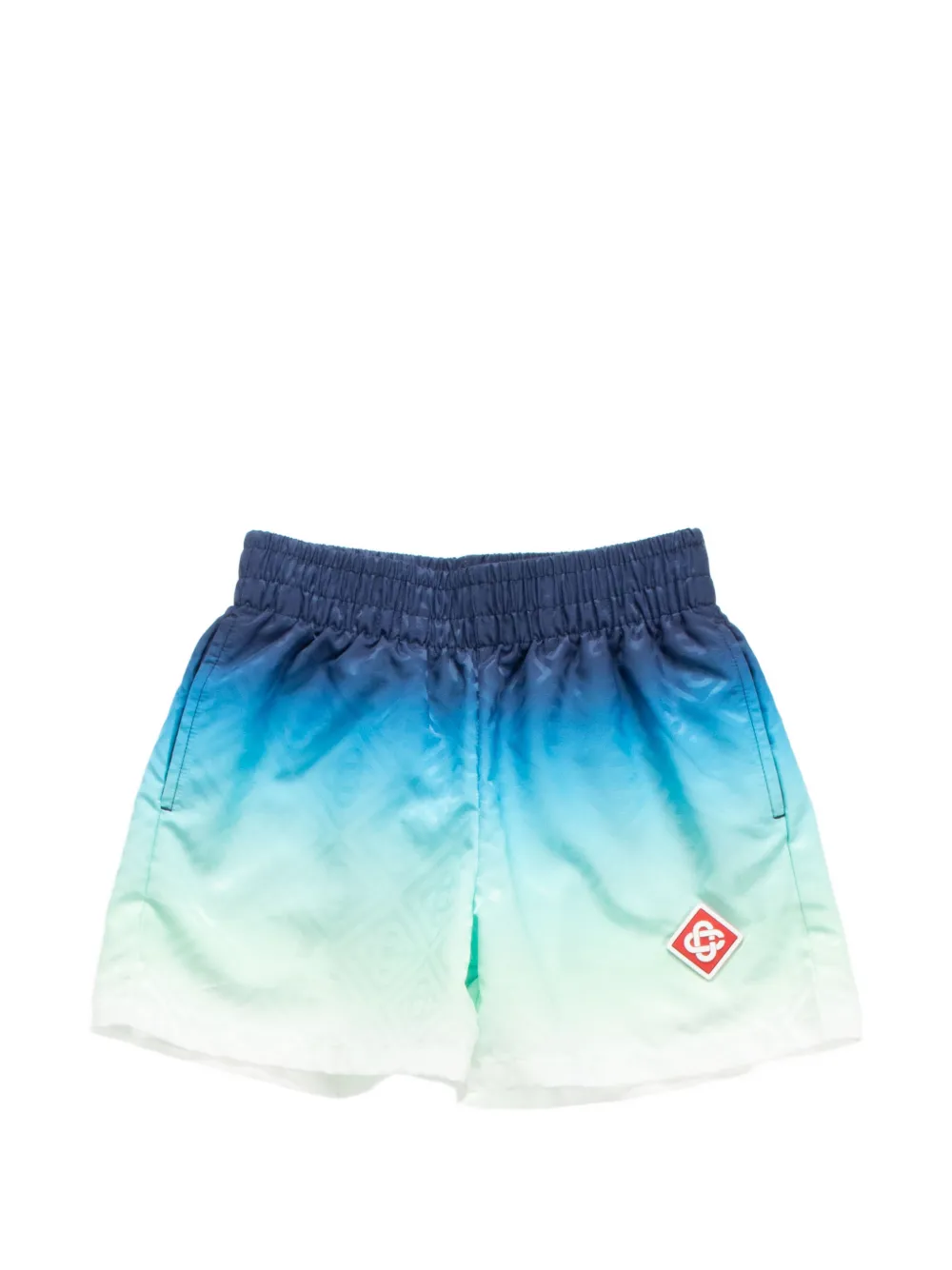 CASABLANCA KIDS Costume da bagno con applicazione logo - Blu