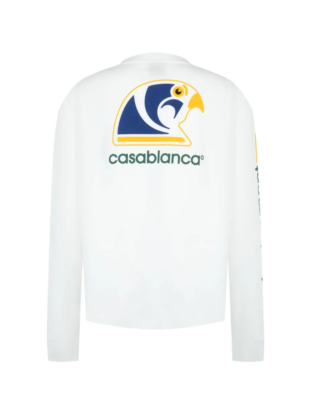 Casablanca T-shirt met print Wit