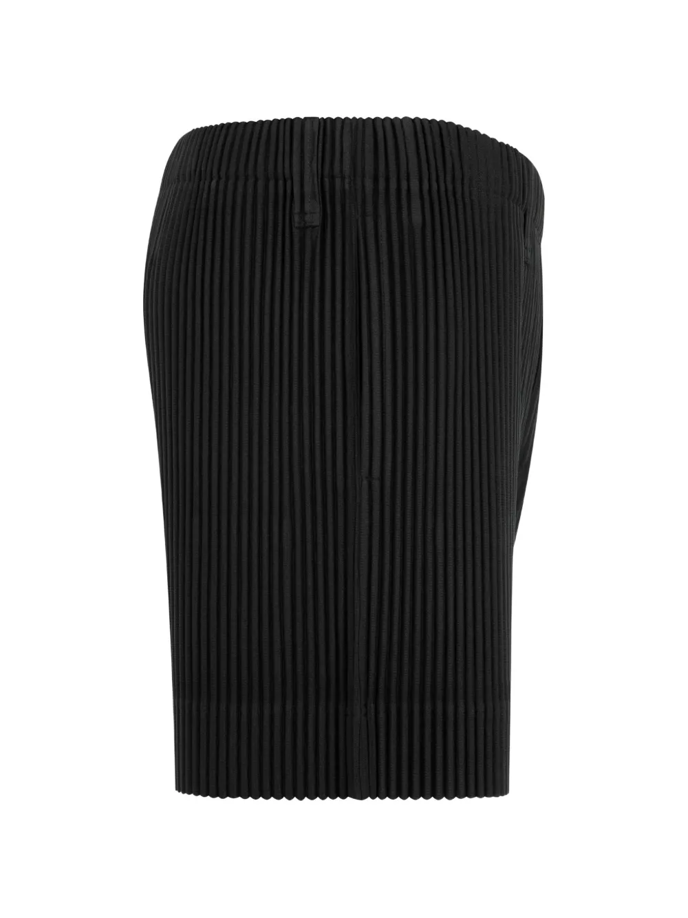 Issey Miyake Geplooide shorts Zwart