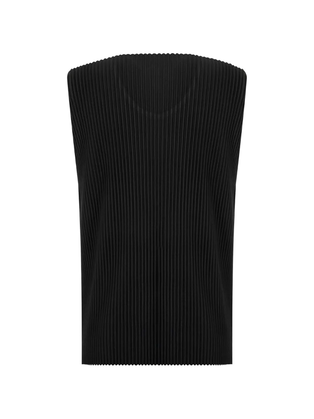Issey Miyake Geplooide tanktop Zwart