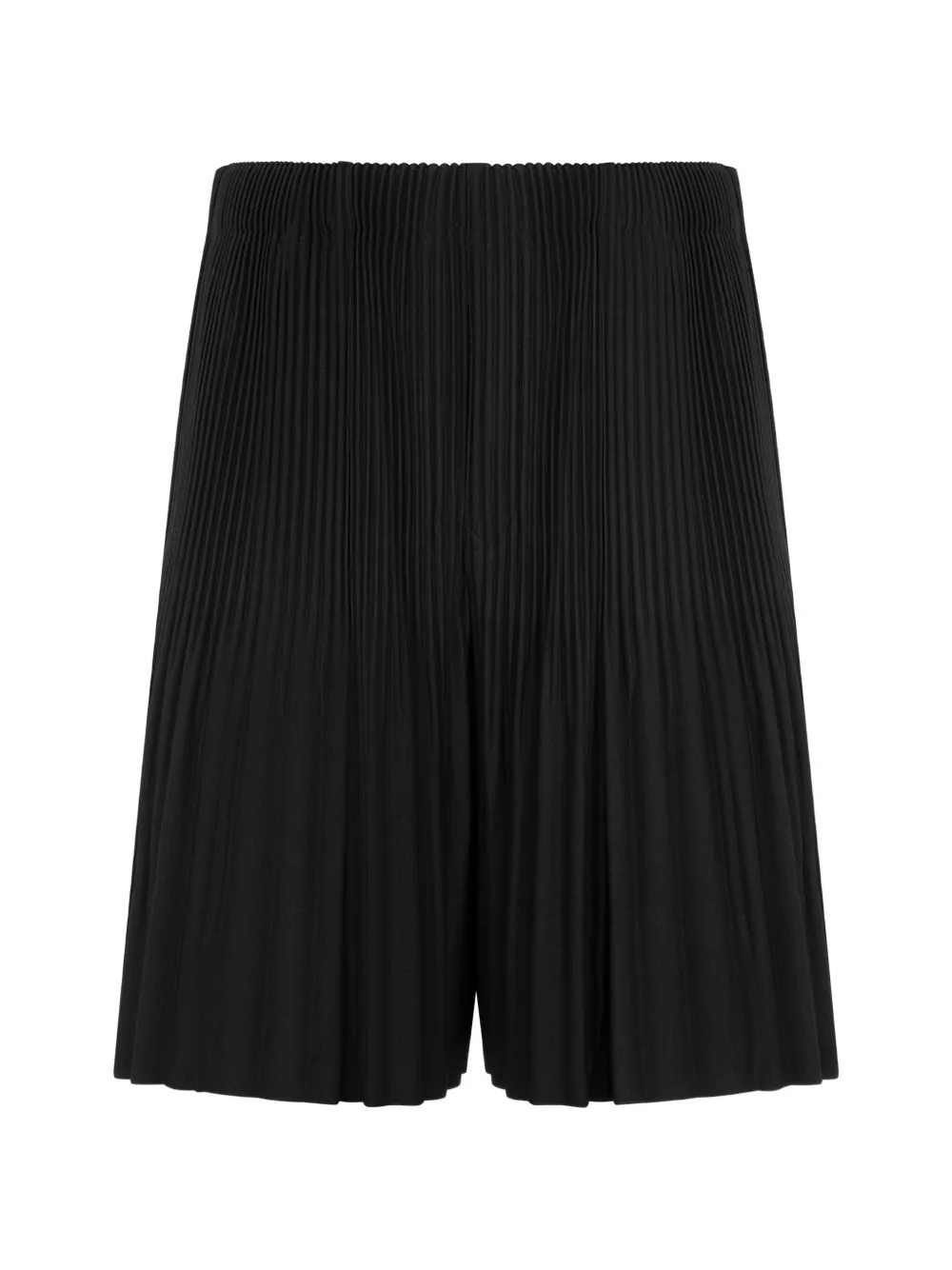 Issey Miyake Bermuda con pieghe - Nero