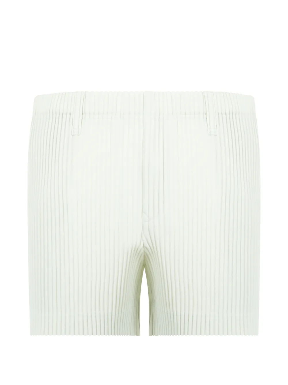 Homme Plissé Issey Miyake Shorts con passanti per cintura - Verde