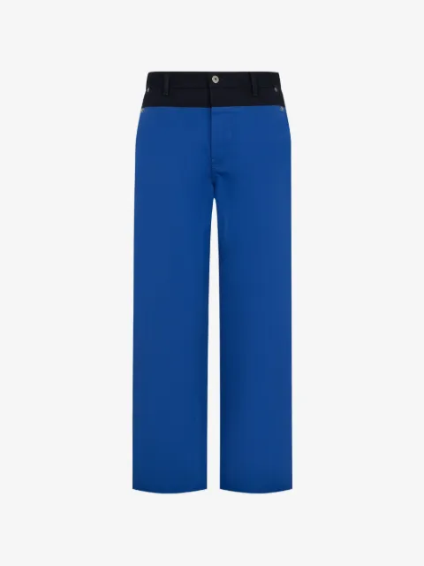 LOEWE contrast-waistband trousers