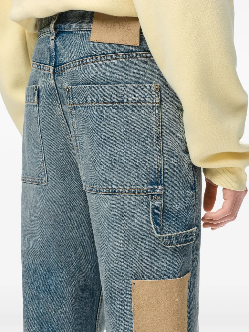 LOEWE Straight jeans Blauw