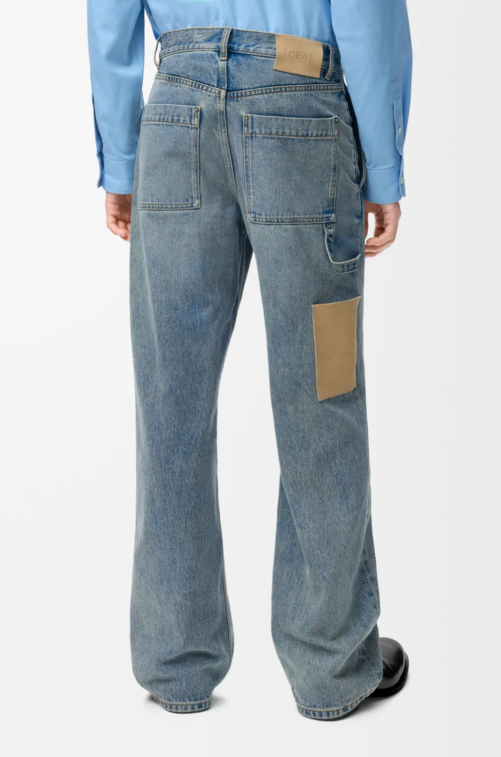 LOEWE Straight jeans Blauw