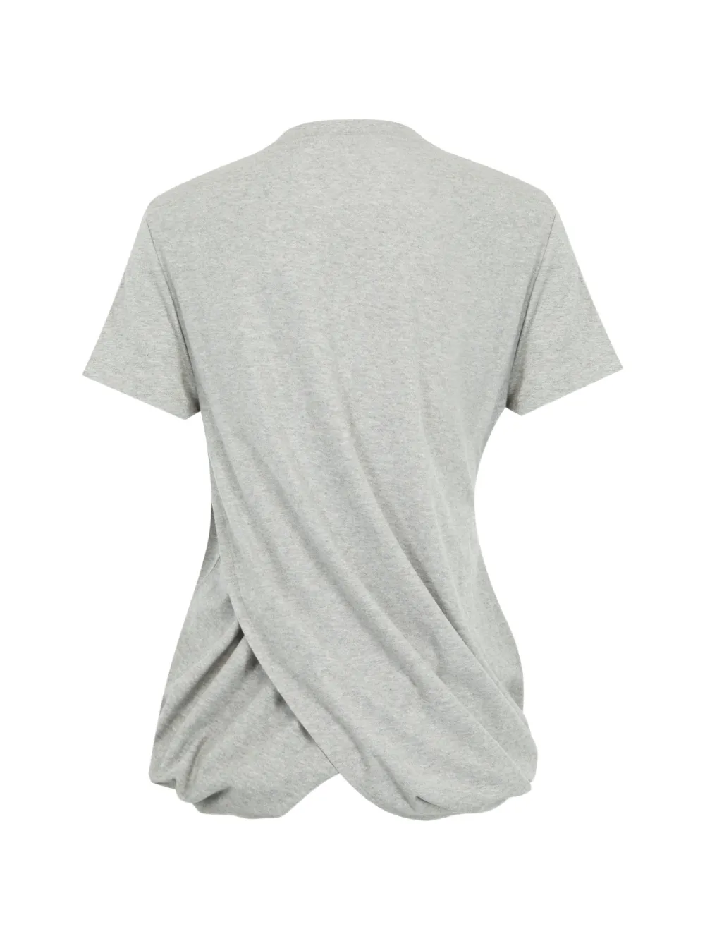 LOEWE Gedrapeerd T-shirt met borduurwerk Grijs