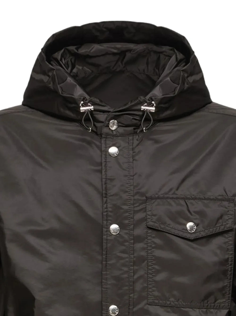 Moncler Duvainne jack met capuchon Zwart