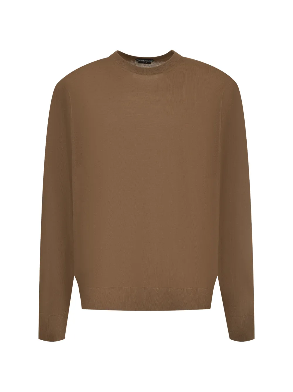 TOM FORD crew-neck long-sleeve sweater - Marrone
