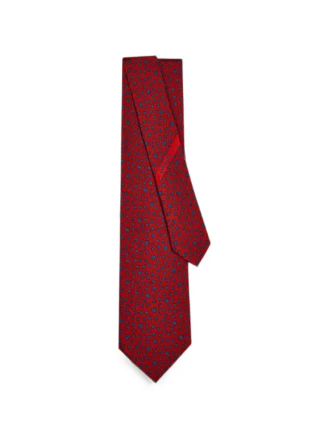 Ferragamo Pois-print silk tie - Infinite Inspirations