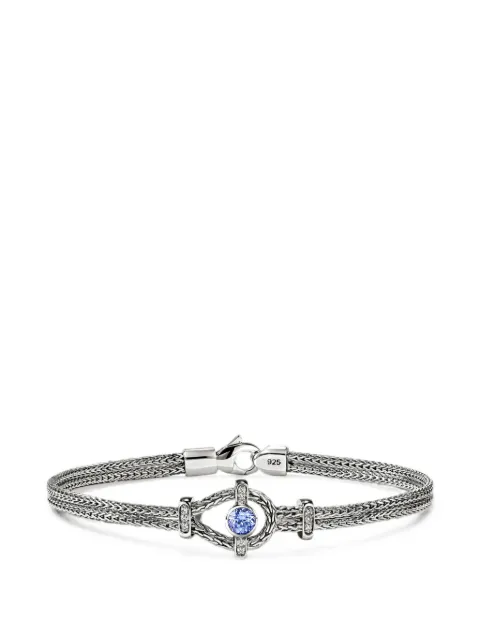 John Hardy Icon tanzanite and diamond bracelet