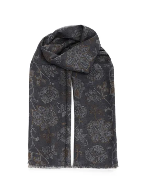 Al Duca D’Aosta 1902 floral-print scarf