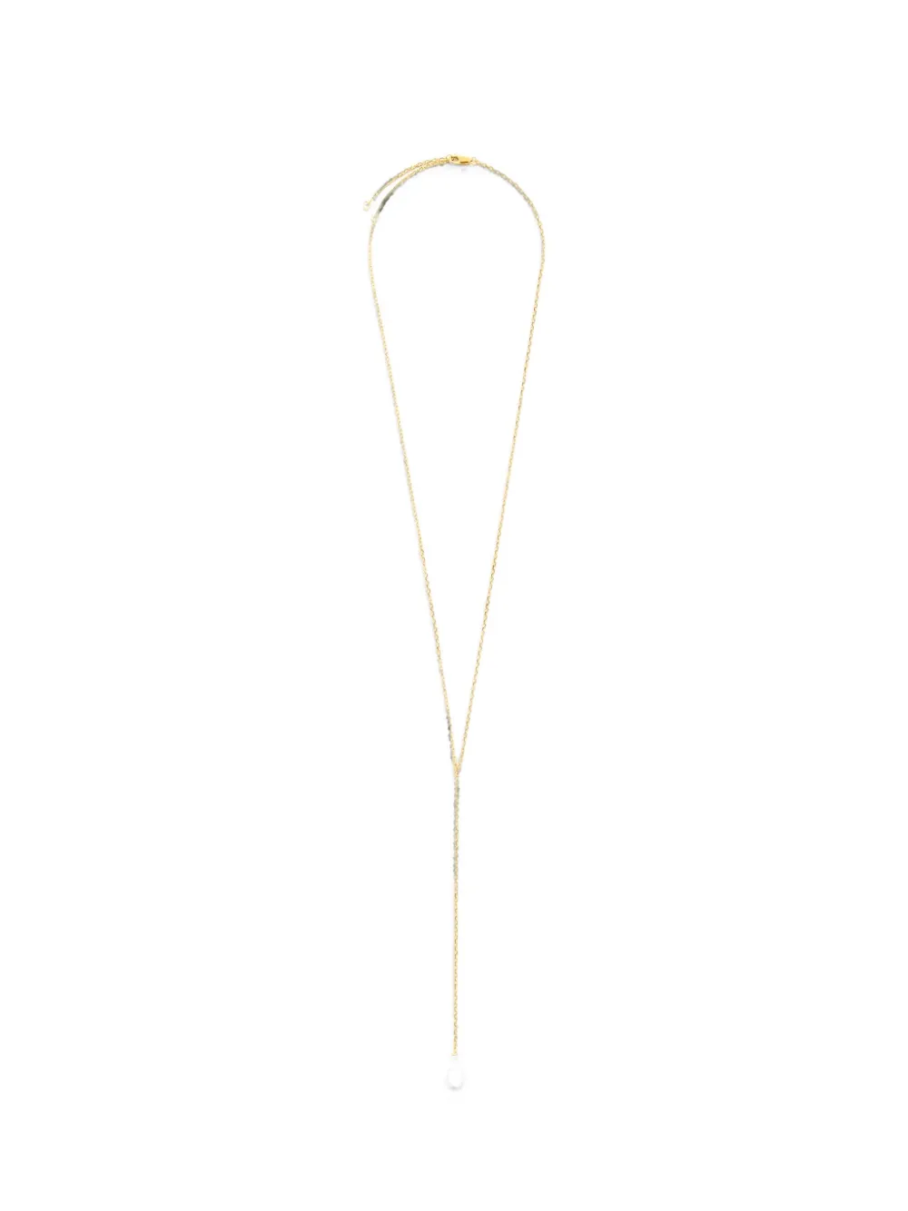 TOTEME crystal-pendant Y-chain necklace - Oro