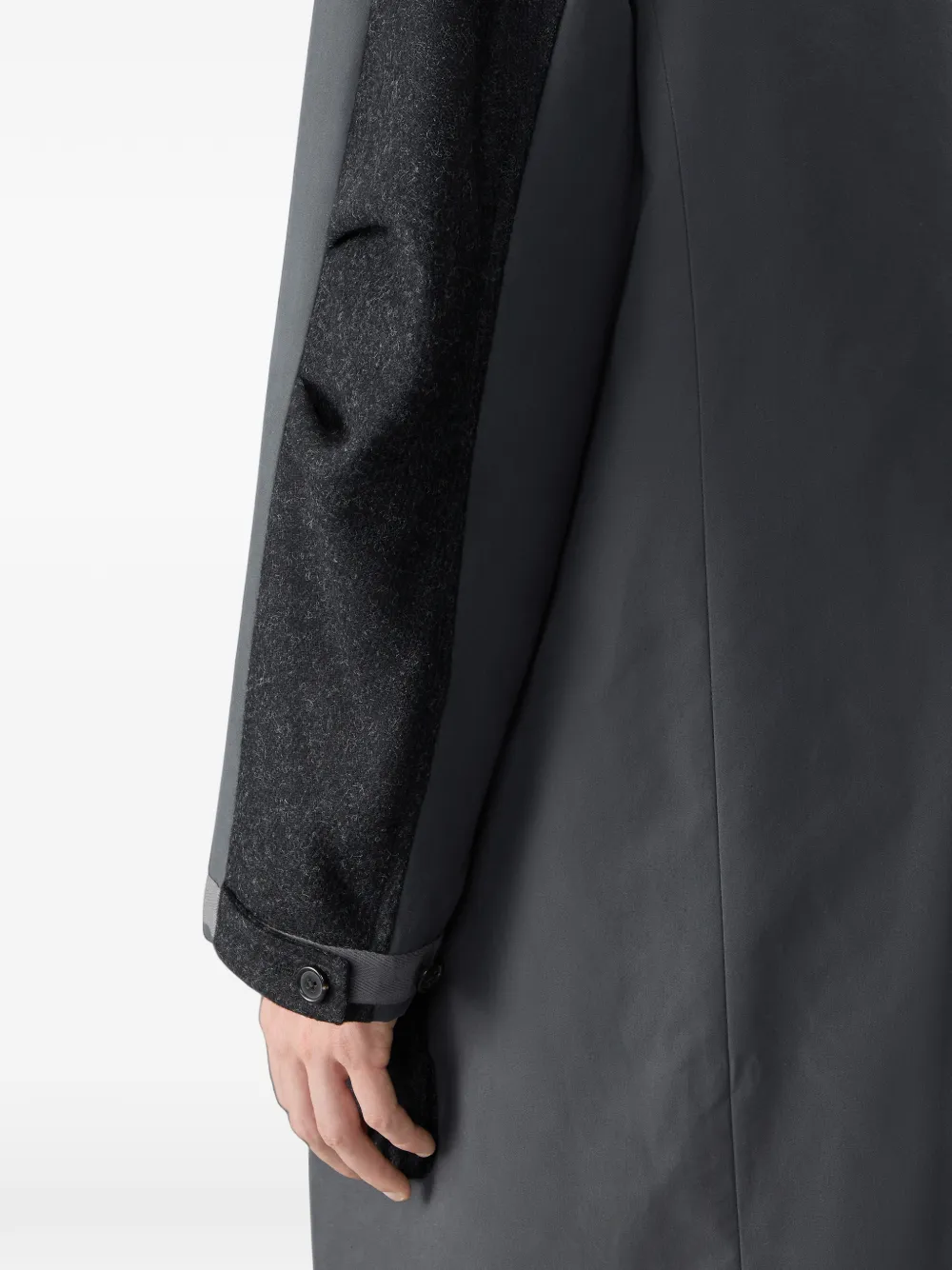 Thom Browne Geoliede parka Grijs