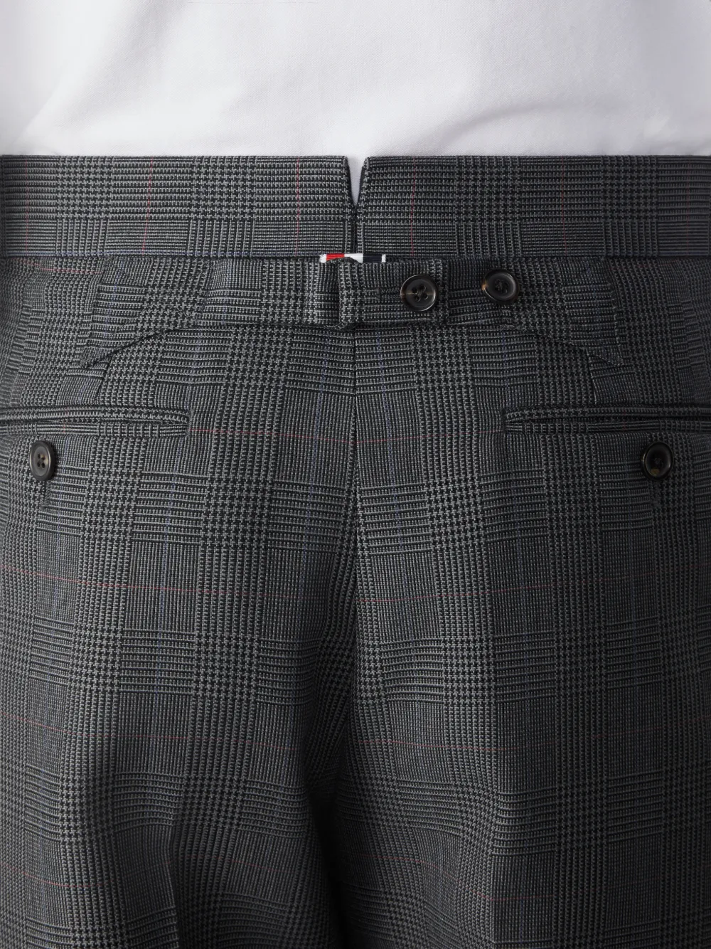 Thom Browne High-twist wollen broek Grijs