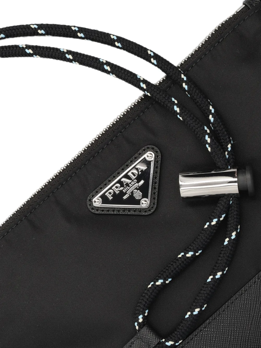 Prada Re-Nylon Speedrock clutch Zwart