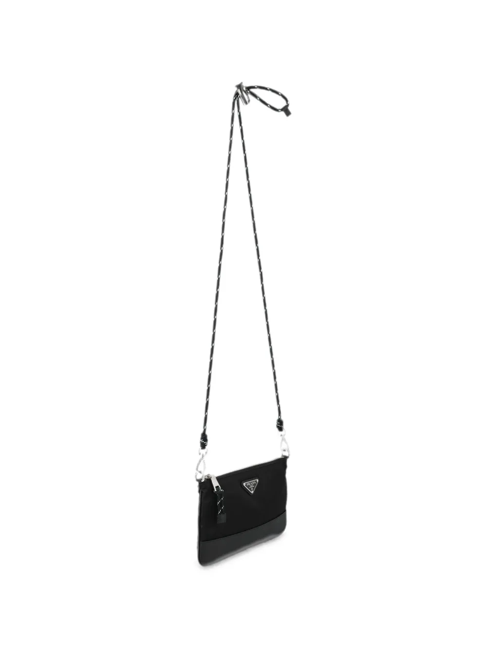 Prada Re-Nylon Speedrock clutch Zwart
