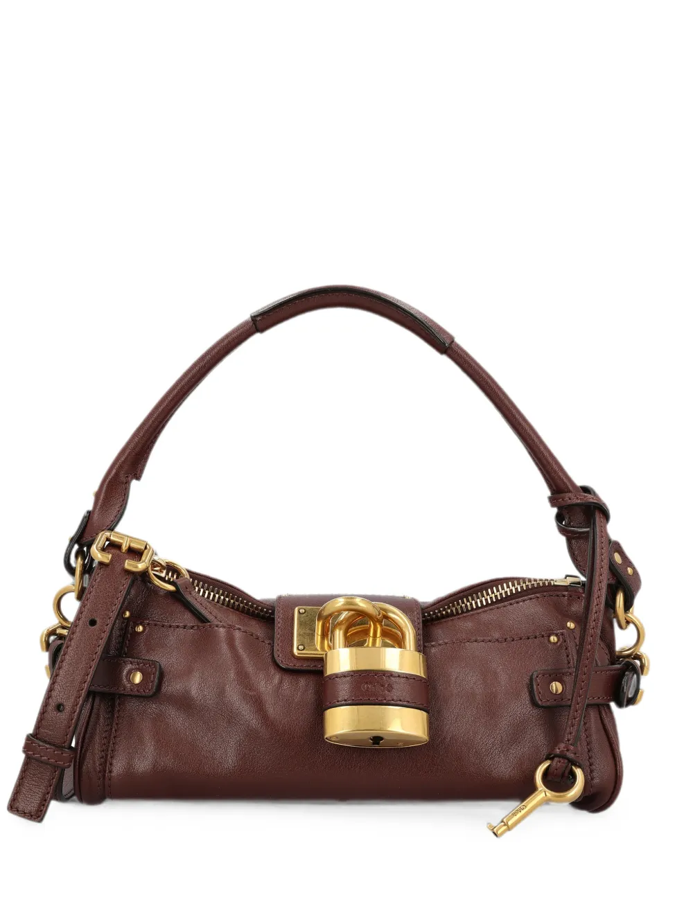 Chloé Paddington leather shoulder bag - Marrone