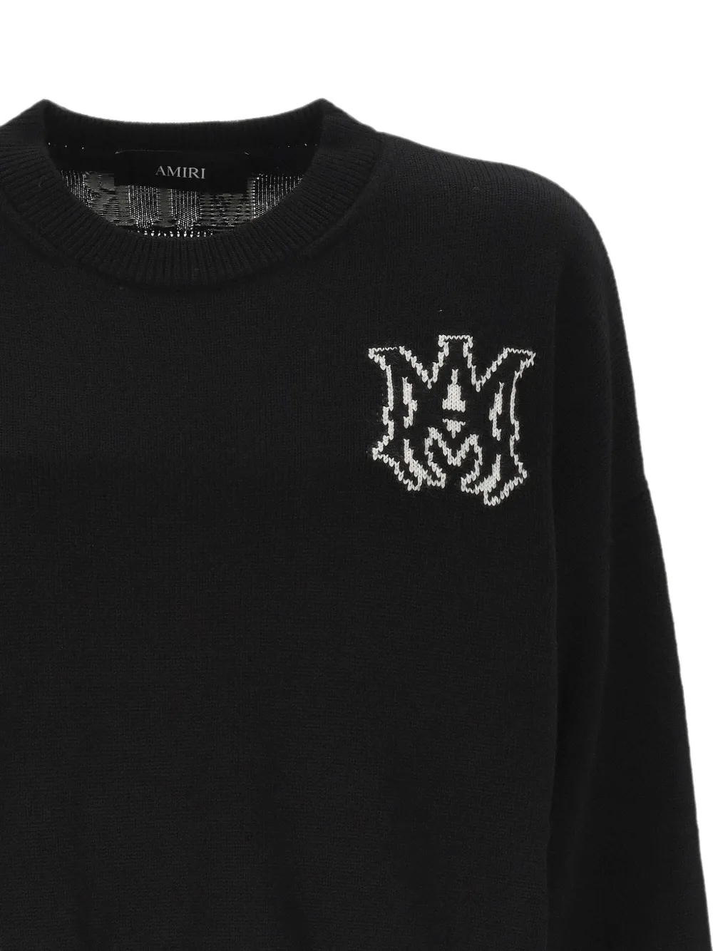 AMIRI MA sweater met ronde hals Zwart