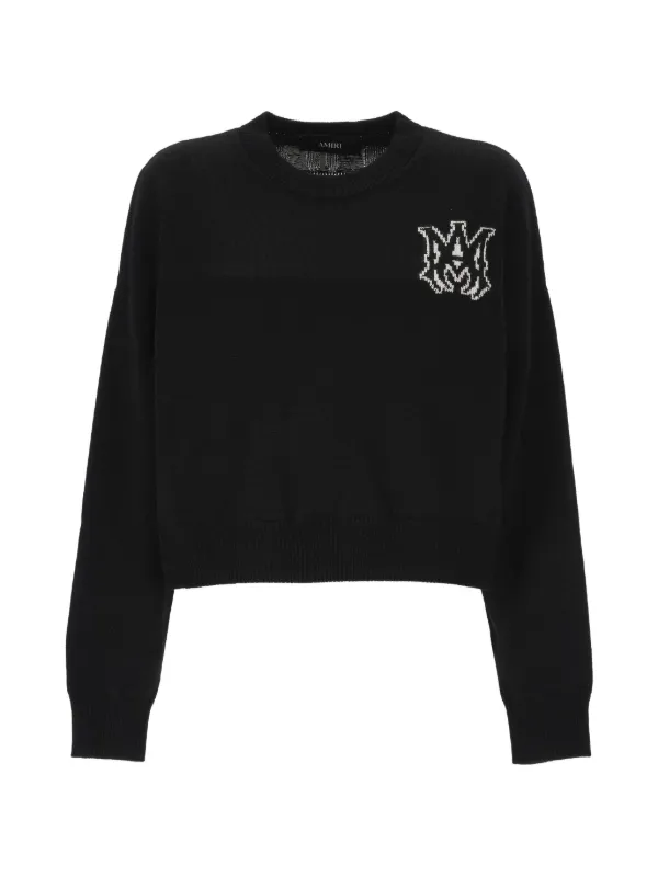 Amiri MA Crew Sweatshirt in Black