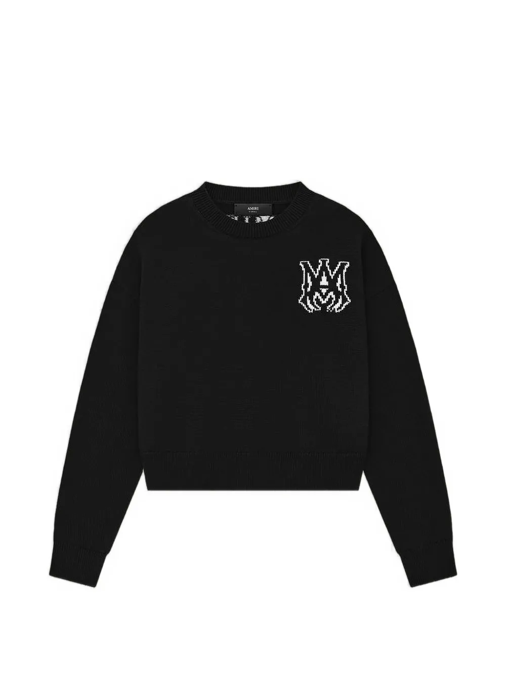 AMIRI MA sweater met ronde hals Zwart