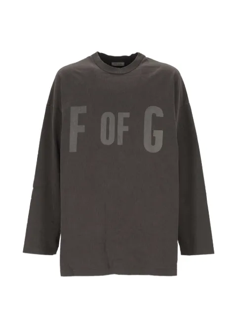 Fear Of God logo-print long-sleeve T-shirt