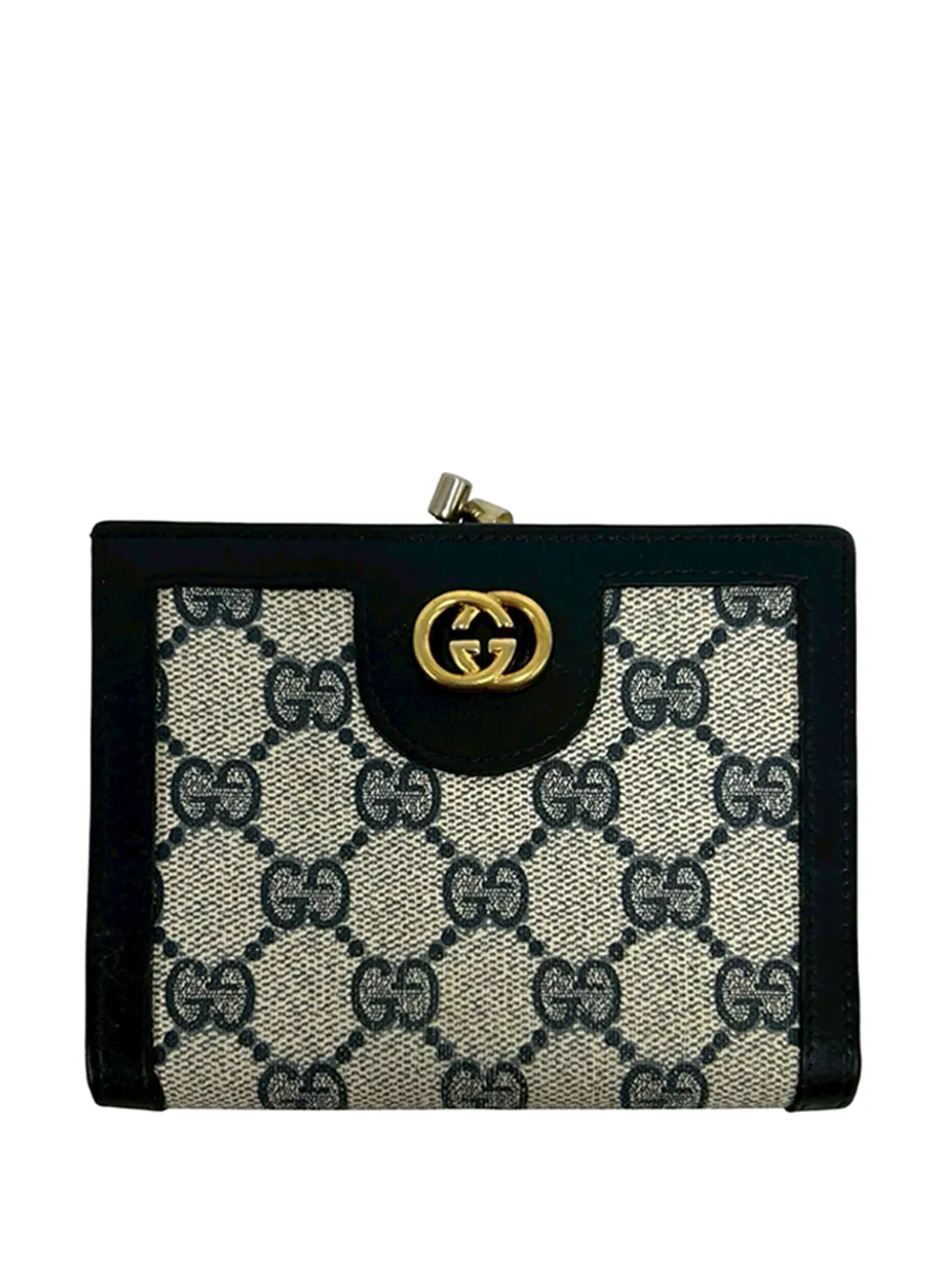 Gucci Pre-Owned Portafoglio bi-fold piccolo in tessuto GG Supreme 2000-2015 - Toni neutri