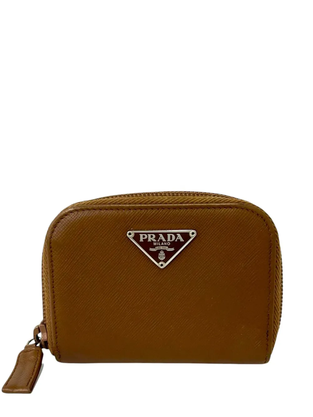 Prada Pre-Owned Portamonete in pelle Saffiano 2000-2013 - Marrone