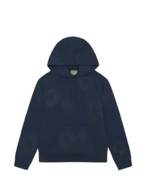 Denim Tears Mono Cotton Wreath Hoodie | Blue | FARFETCH CA