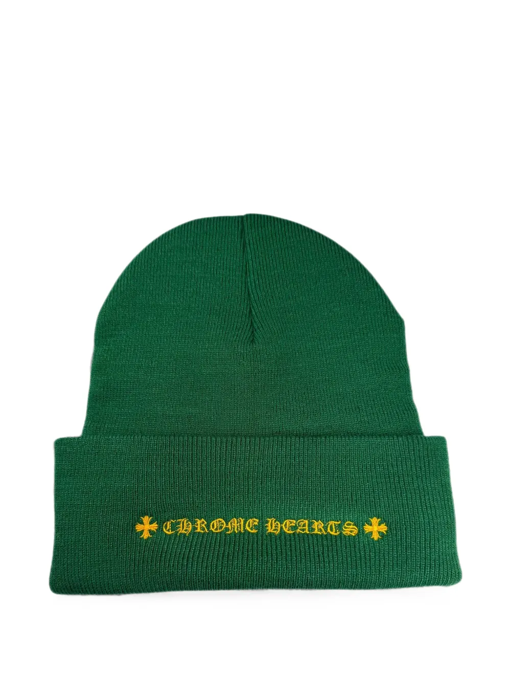 Chrome Hearts Muts met geborduurd logo Groen