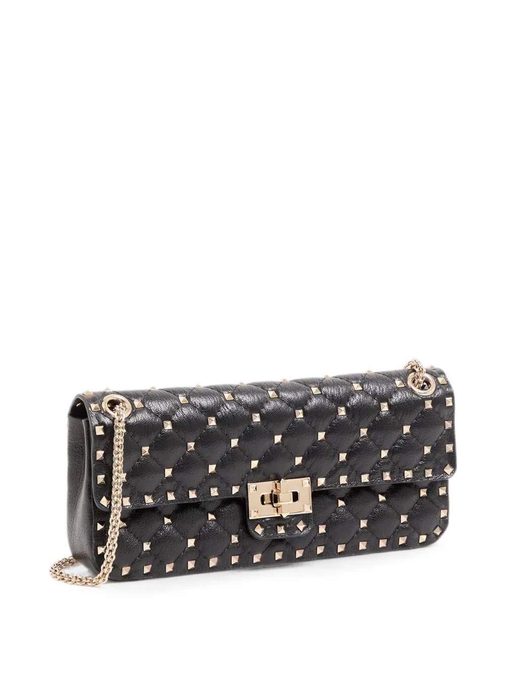 Valentino Garavani Medium Rockstud Spike schoudertas Zwart