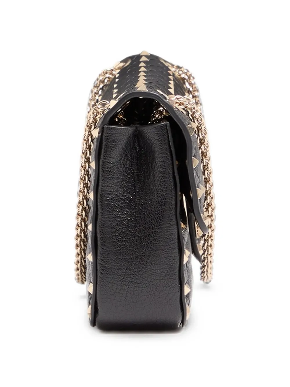 Valentino Garavani Medium Rockstud Spike schoudertas Zwart