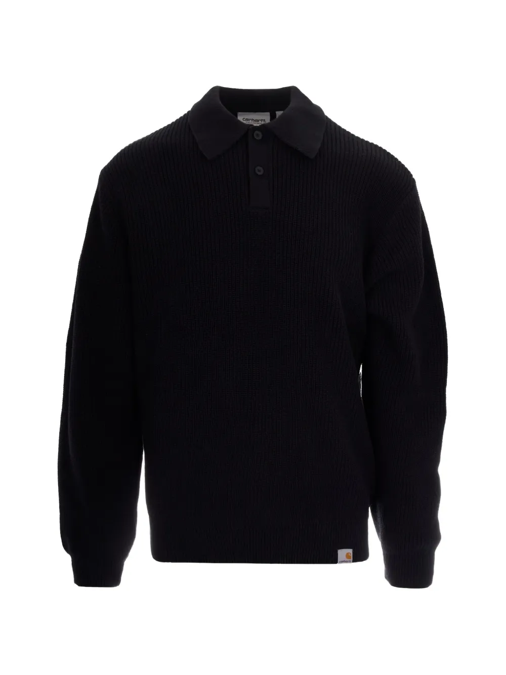 Carhartt WIP Miles long-sleeved polo shirt - Nero