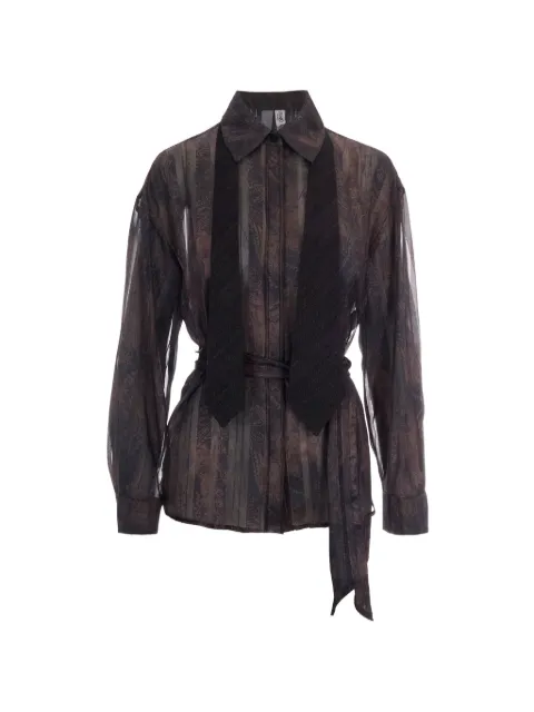 LIU JO paisley-print shirt