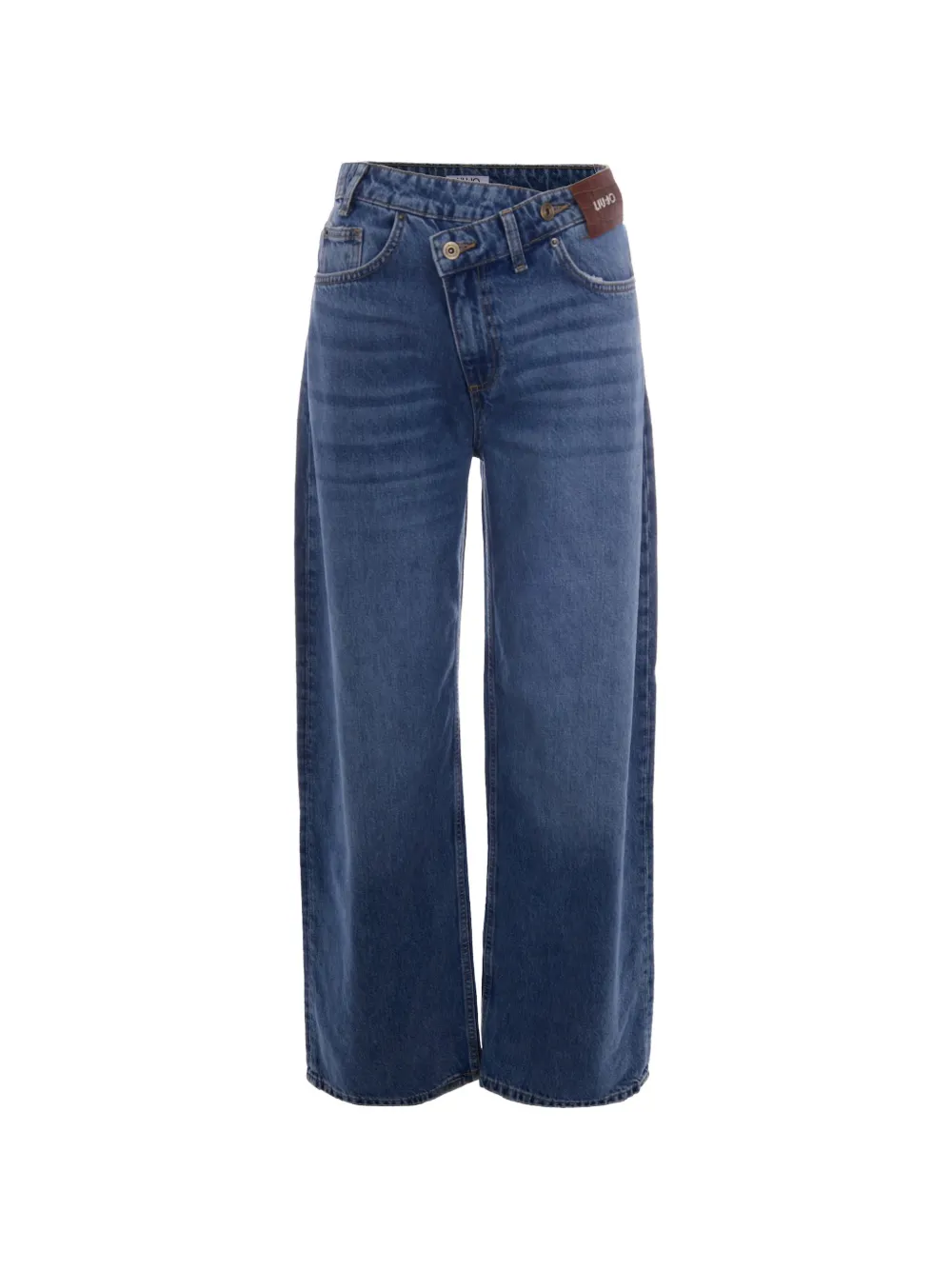 LIU JO asymmetric-waist jeans - Blau