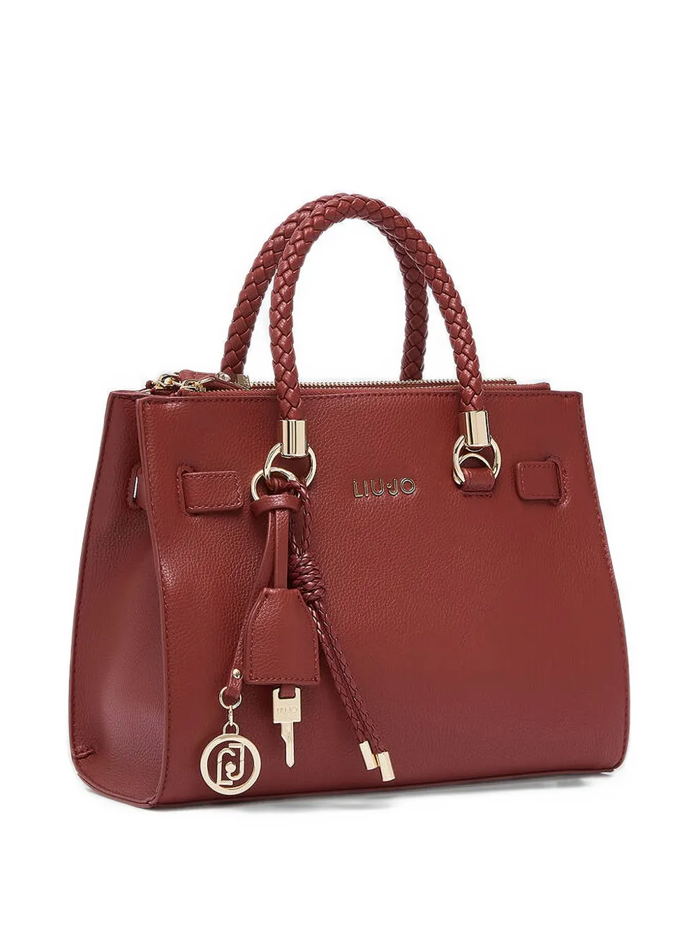 LIU JO Kleine tas met logobedel Rood