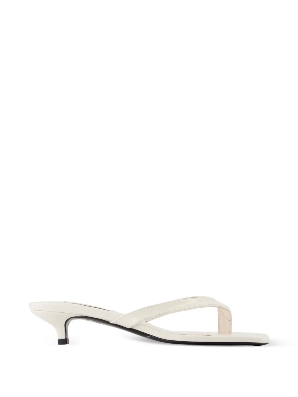 TOTEME Sandalen met vierkante neus Beige