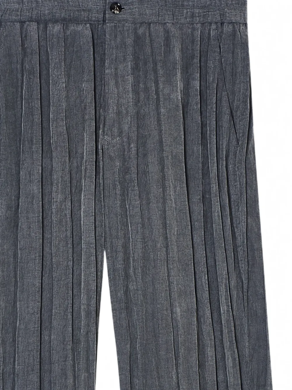 Giorgio Armani Broek met plissé effect Grijs