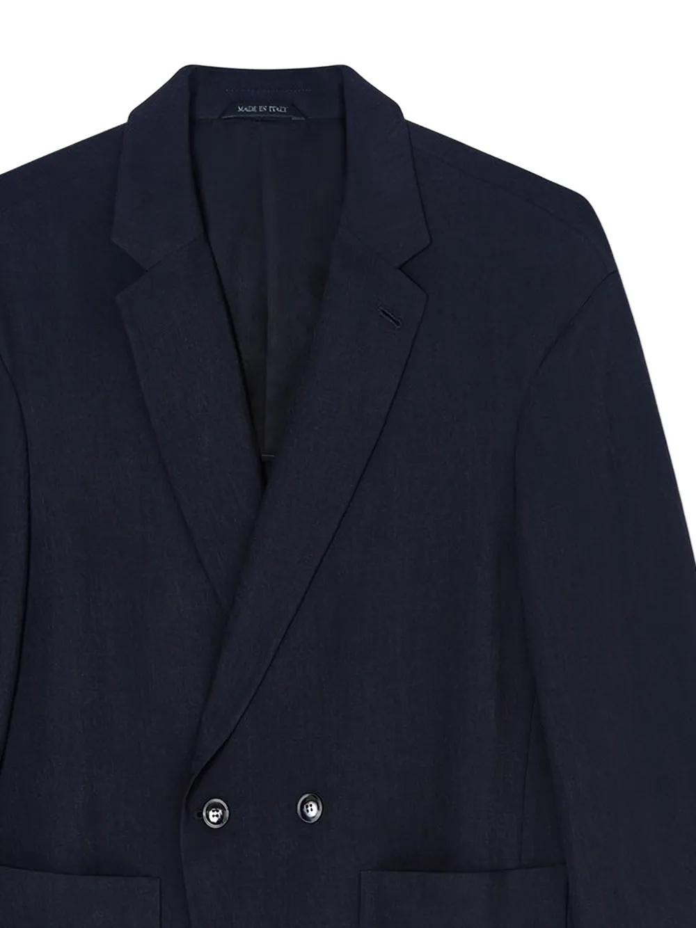 Giorgio Armani Jas met dubbele rij knopen Blauw