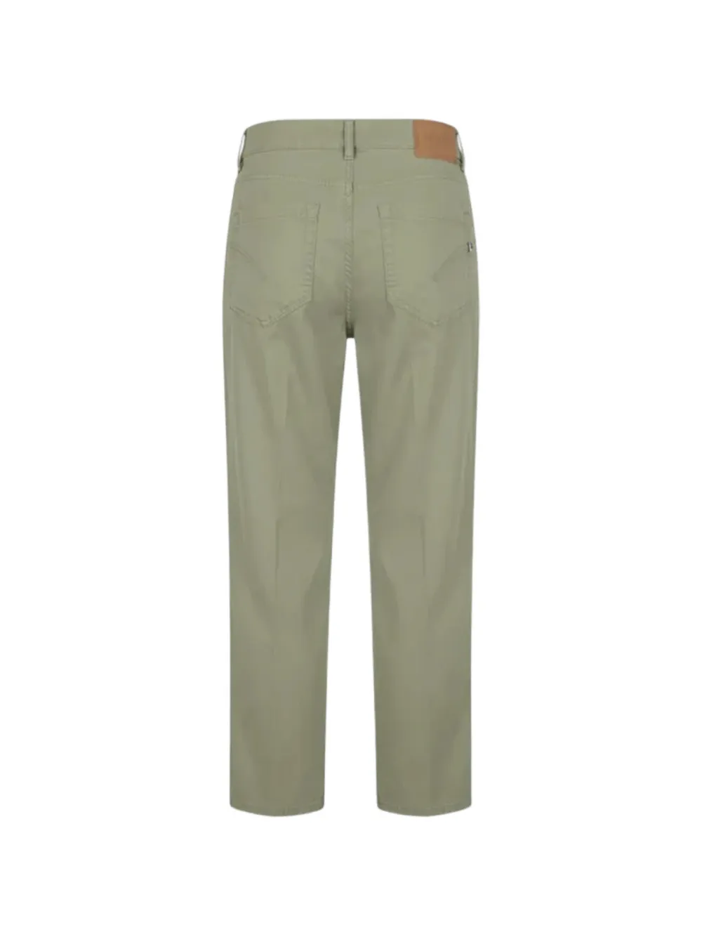 DONDUP Jeans met knoop- en ritssluiting Groen