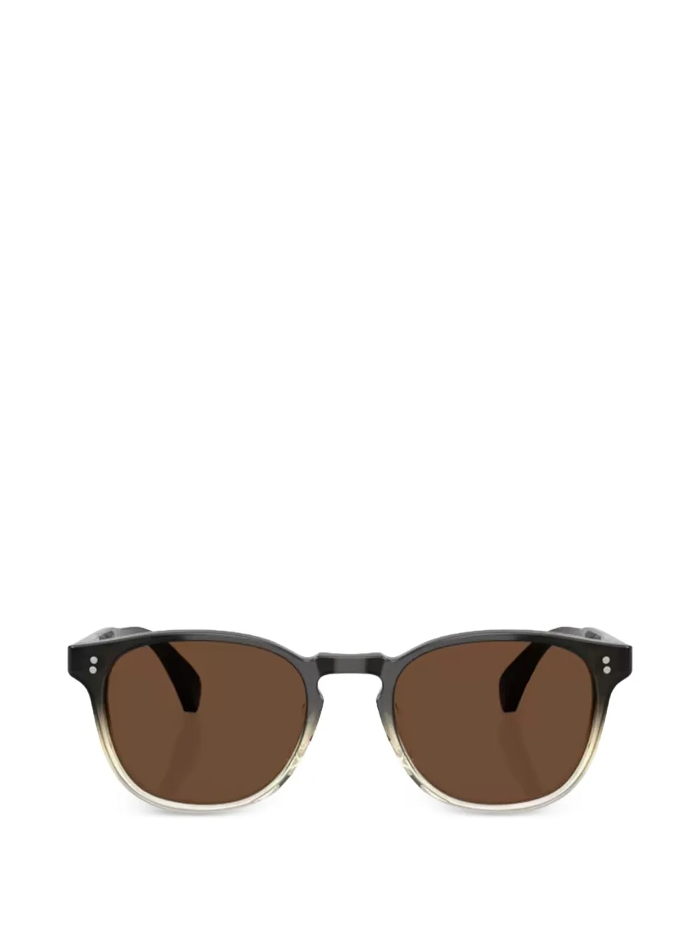 Oliver Peoples Finley round-frame sunglasses - Nero