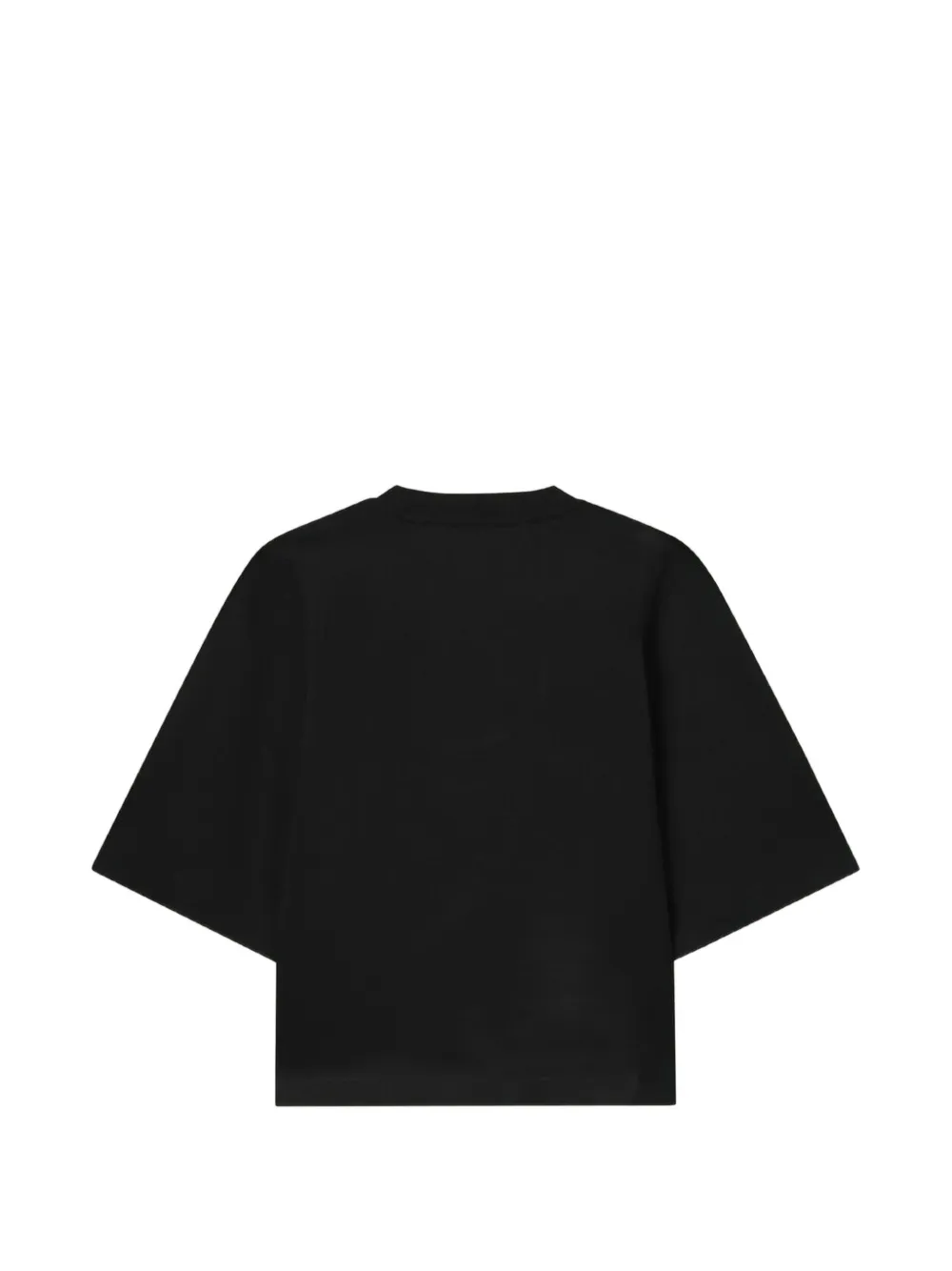 Palm Angels T-shirt met logoprint Zwart