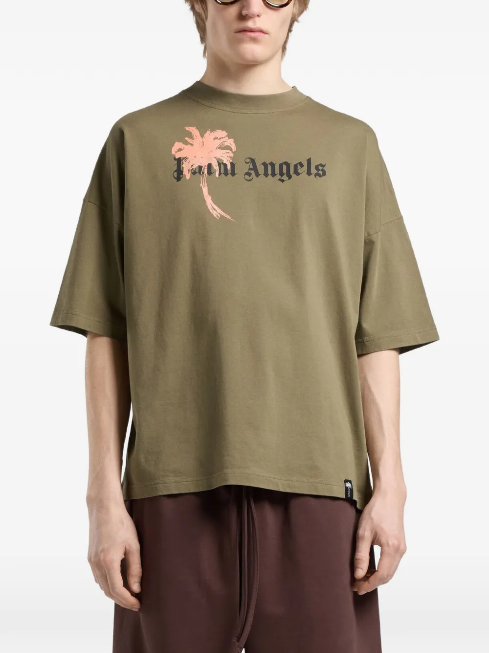 Palm Angels Palm Drift ruimvallend T-shirt Groen
