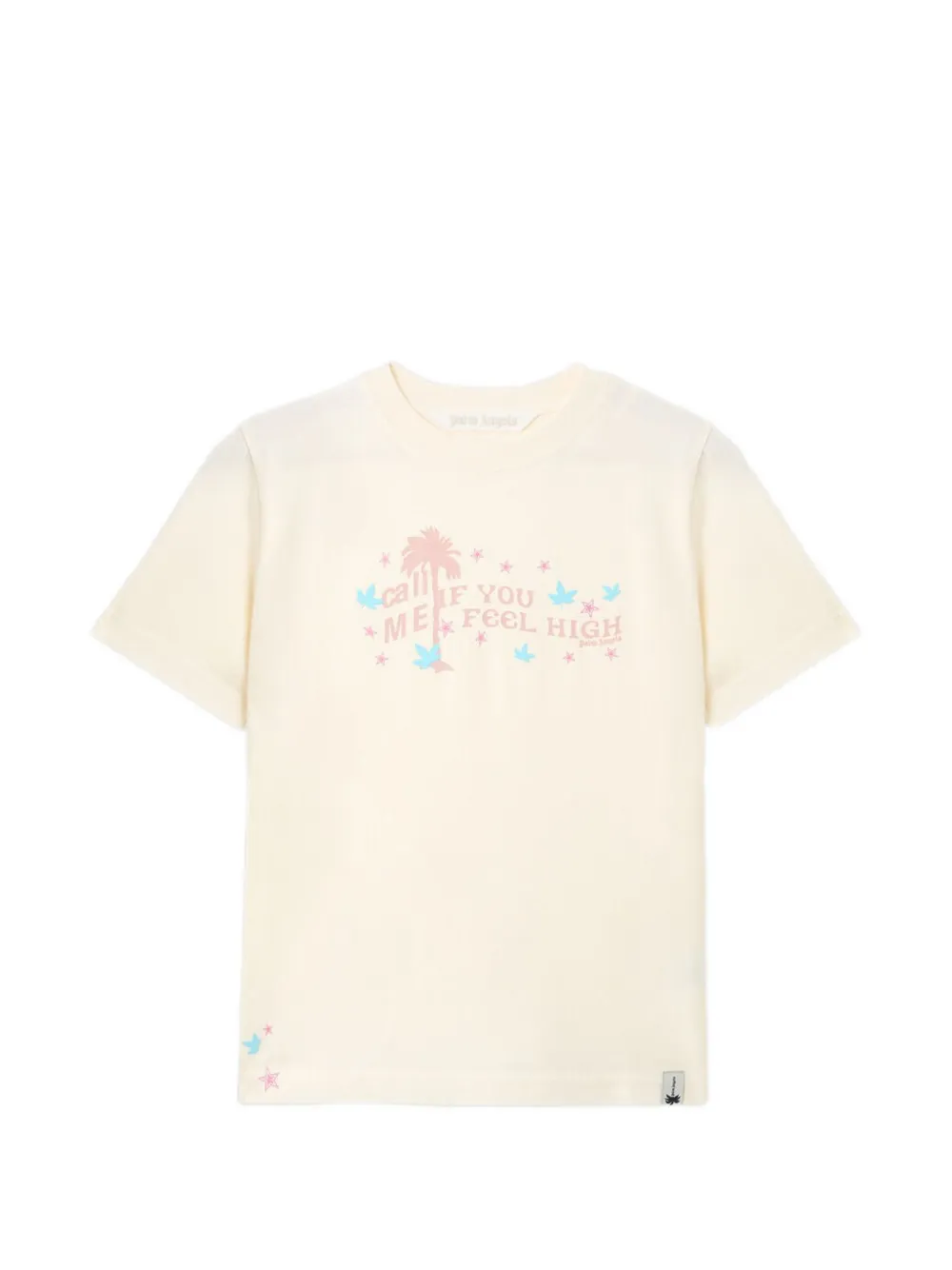 Palm Angels Feel High regular T-Shirt - Toni neutri