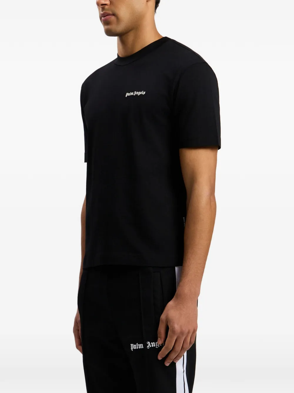 Palm Angels Classic Logo T-shirt Zwart